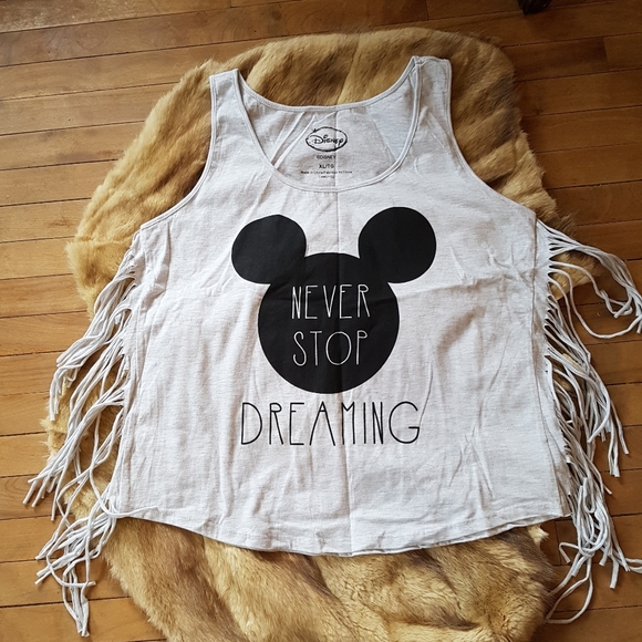 New cute fringe MICKEY MOUSE tank